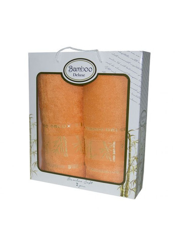 Gursan набір рушників bamboo — жовтогарячий (50*90 + 70*140) коробка помаранчевий виробництво -