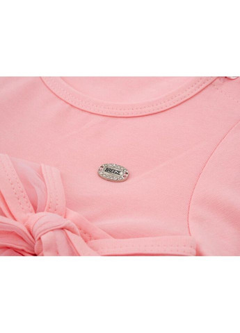 Розовое платье с фатиновой юбкой (12302-98g-pink) Breeze (300624862)