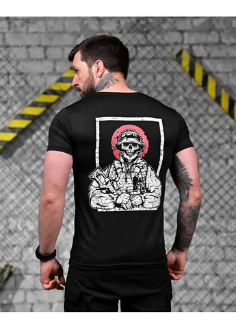 Армійська чоловіча футболка Череп чорна Freedom (353849201)