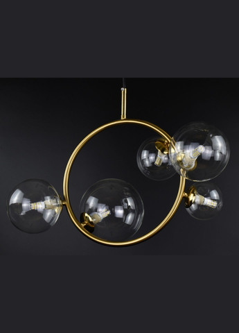 Люстра підвісна на 5 лампочок 26786 Латунь 40-140х24х52 см. Sunnysky (364490216)