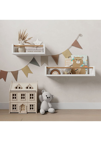 Детская настенная полка, детская навесная полка для книг DNP-2 No Brand (371910550)