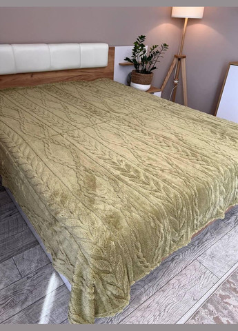 Плед из микрофибры Евро 210х230 (П4К-al-kosa-001-05) No Brand (323160685)