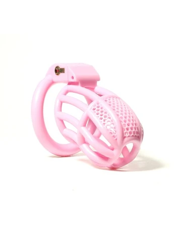 Клетка целомудрия для мужчин розовая 3D Printing Grid Honeycomb Bdsm4u (384247269)