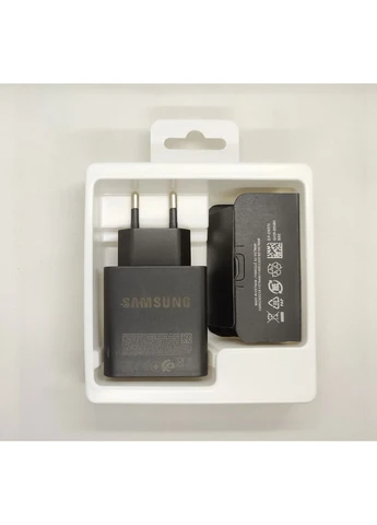 Зарядное устройство для Samsung 35W PD Charger DUAL USB-C, USB-A + кабель Type-C PD 35W+USB 15W No Brand (381180486)