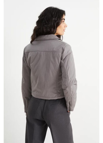 Сіра демісезонна куртка C&A