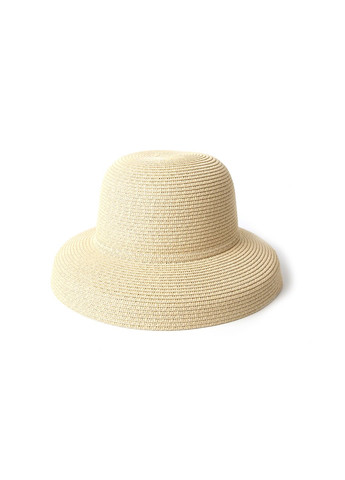 Шляпа со средними полями женская бумага бежевая GLORIA LuckyLOOK 818-102 (289478306)