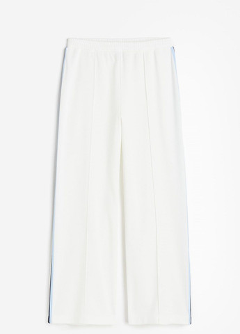 Белые спортивные демисезонные брюки H&M