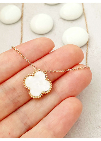 Позолочений Ланцюжок (Кольє) "Конюшина" 40см-45см + Браслет дов.17см-20.5см, дов.17.5см-20.5см. Позолота No Brand (364502949)