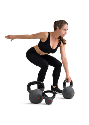 Гиря металева 16кг HS-I016KB Hop-Sport (303127101)