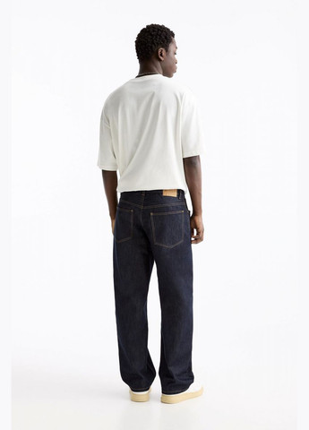 Синие летние джинси багі вільного крою 3684539 RINSE Pull & Bear