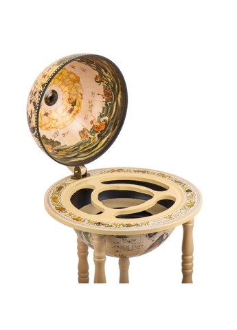 Глобус бар для напитков из дерева 33х33х88 см 10504-022 Lefard (346533798)