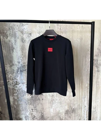 Чоловіча кофта Світшот хуго бос брендовий базовий з логотипом Lux Seli Hugo Boss (396645877)
