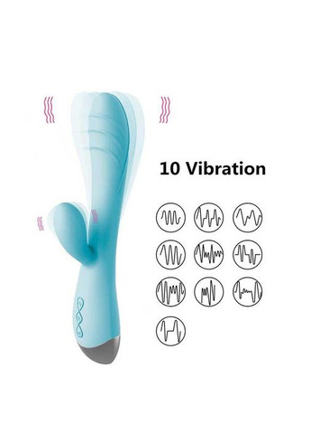 Вібратор кролик для клітора та точки G USB Вібратори No Brand (322400472)