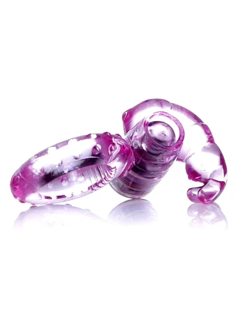 Ерекційне вібро кільце BOSS Rabbit Vibro Cock Ring Pink, BS6700047 Boss Series (383070994)
