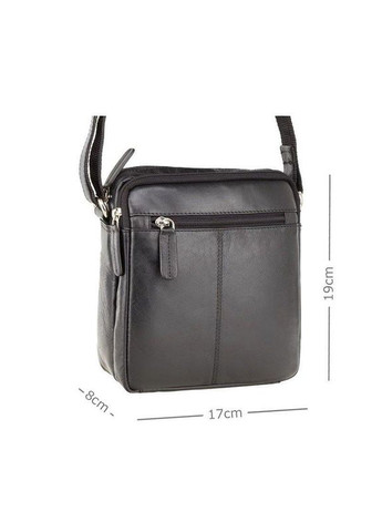 Мужская кожаная сумка S8 Black (S8 BLK) Visconti (322200272)