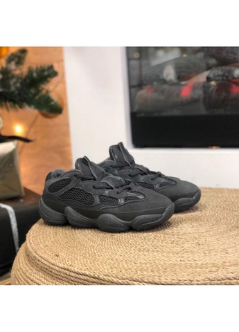 КРОСІВКИ ЖІНОЧІ ADIDAS YEEZY BOOST 500 BLACK 5 АДІДАС ІЗІ БУСТ No Brand чорні зими (368885990)