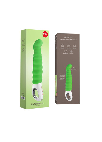 Вибратор точки G PATCHY PAUL fresh green, гибкий, 12 режимов Fun Factory (315149398)