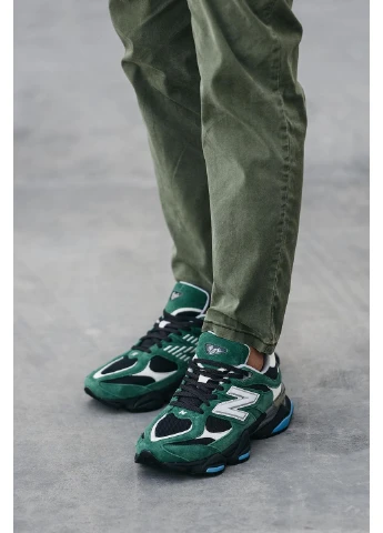 КРОССОВКИ ЖЕНСКИЕ NEW BALANCE 9060 GREEN BLUE НЬЮ БЕЛАНС 9060 СИНИЕ No Brand синие демисезоны (391051194)