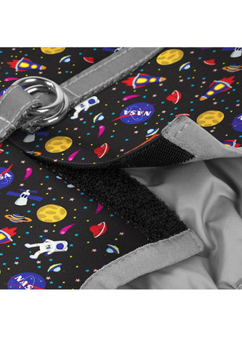 Шлей для собак мягкий WAUDOG Clothes с QR паспортом, рисунок "NASA" Collar (362571889)