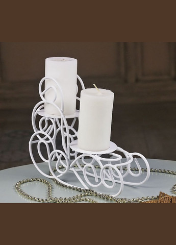 Свічник Сани новорічні 23 см (220235) Гранд Презент (305412795)