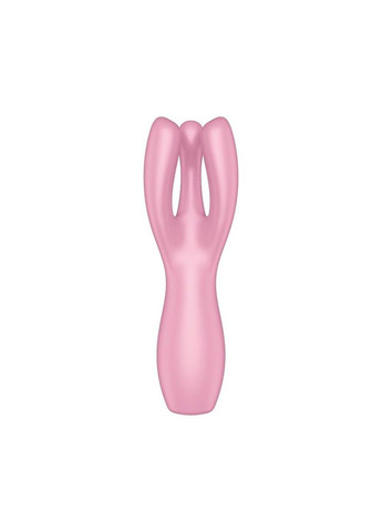 Кліторальний вібратор Threesome 3 Pink з трьома пальчиками Satisfyer (335394804)