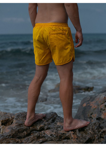 Мужские желтые пляжные плавательные мужские шорты с хорошей посадкой, легкие пляжные быстросохнущие для отдыха Intruder