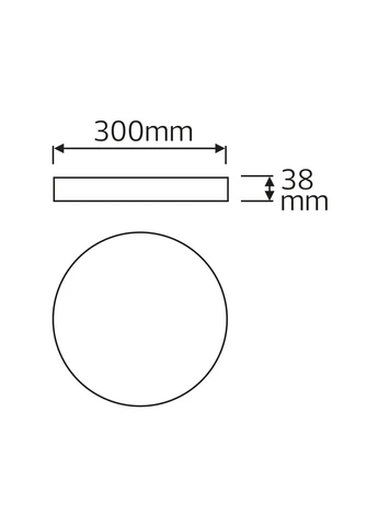 Светильник накладной "SOFIA-48" 48W 6400K Horoz Electric (381213362)