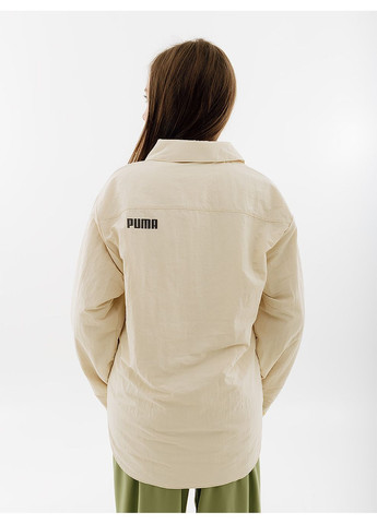 Бежевая демисезонная женская куртка transeasonal jacket бежевый Puma