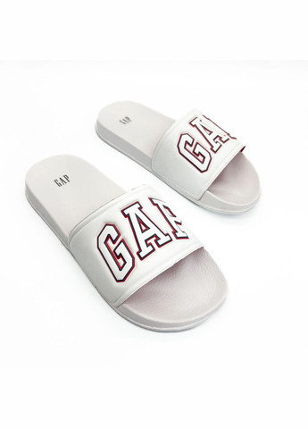 Белые шлепанцы (р) экокожа 0-1-1-gpw-519000 Gap