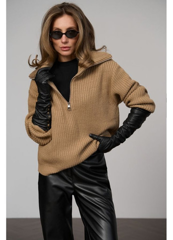 Пісочний светр на замку 2761 перлина Triko Bakh