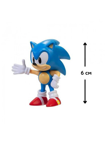 Ігрова фігурка з артикуляцією Класичний Сонік 6 cm Sonic the Hedgehog (290111157)