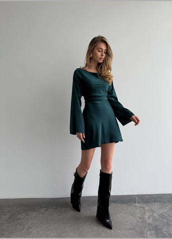 Зелена святковий сукня No Brand однотонна