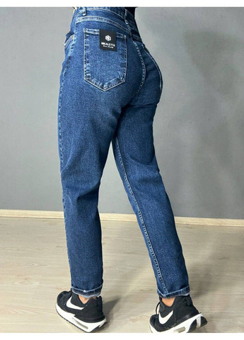 Джинси жіночі Mikaletta 13102 MOM comfort стрейч сині No Brand - (355268053)