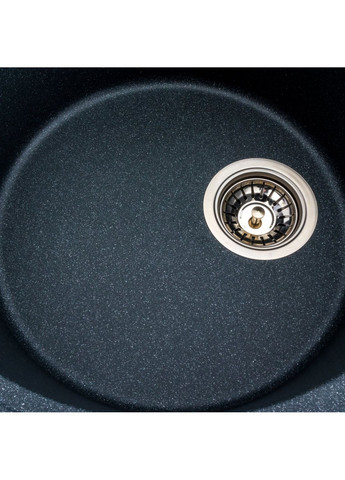 Гранітна мийка для кухні ONYX 5847 матова Антрацит Valeso (358059862)