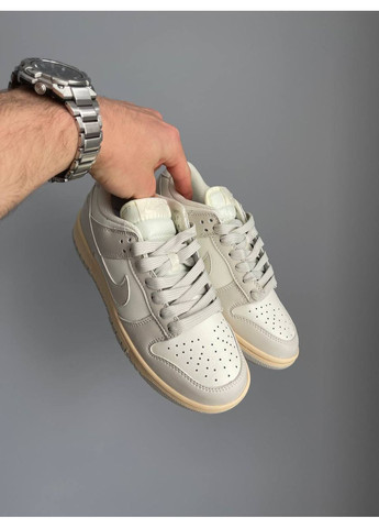 Сірі Осінні кросівки чоловічі і жіночі nike sb dunk low grey fog | найк сб данк низькі сірі No Brand