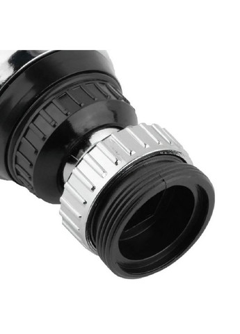 Насадка аэратор водосберегающая на кран 360° для кухни и ванной Серебряная No Brand (362046026)