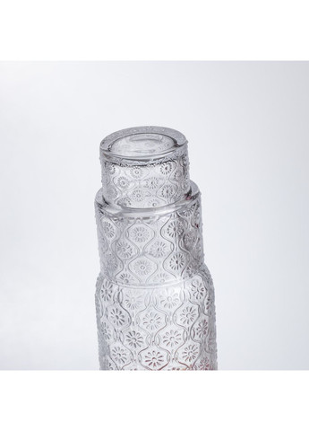 Глечик 700 мл зі склянкою 1 (шт) для напоїв Прозорий HP-19-L2 (A-046999) Yiwu (369156872)