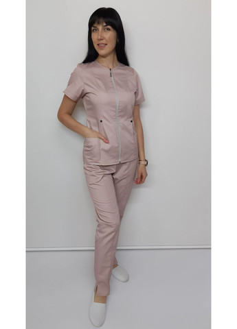 Костюм жіночий медичний Мілан котон короткий рукав 46, No Brand (361360201)