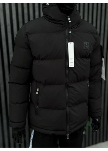 Чорна зимова куртка чоловіча (чорний колір) No Brand