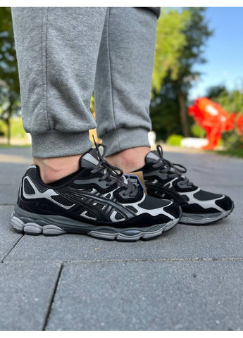 КРОСІВКИ ЖІНОЧІ ASICS GEL NYC BLACK SILVER АСІКС ГЕЛЬ НЮК No Brand чорні демісезони (368861794)
