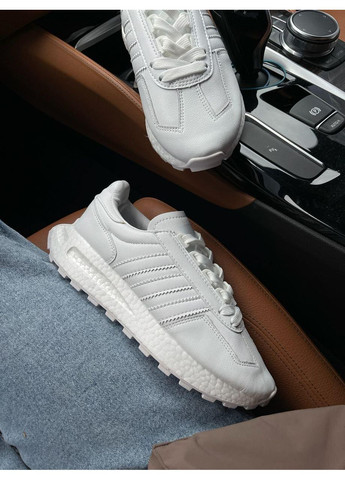 КРОССОВКИ ЖЕНСКИЕ ADIDAS RETROPY FULL WHITE АДИДАС РЕТРОПИ No Brand белые демисезоны (369387809)