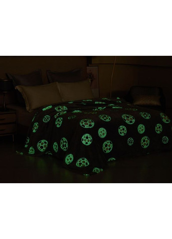 Плед фліс «Футбольні м’ячі»і 150x200 см Різнокольоровий Love You (362696346)