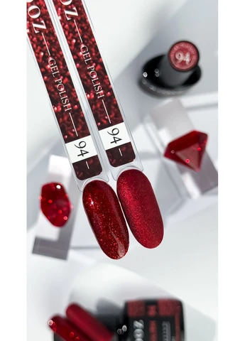 Гель-лак Gem Power 94 Crimson Jewel бордово-червоний 8 мл Crooz (387878613)