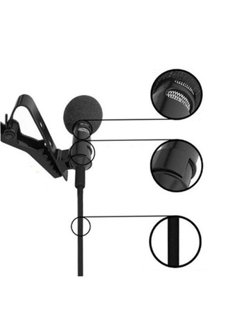 Петличний мікрофон Lavalier Mini Jack 3,5 мм Петличка для Андроїд Alloyseed (316658649)
