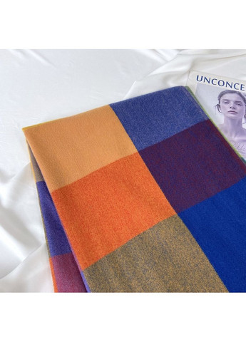 Кашеміровий палантин шарф у клітину з бахромою PASHMINA No Brand (362666271)