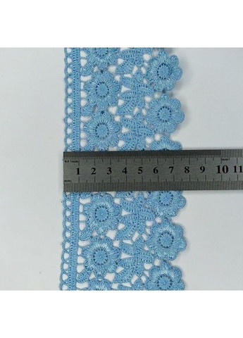 Кружево макраме 7,5 см (20 м) Цвет синий (25-F1375E1-3) Plus-plus (352743722)