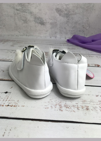 Белые демисезонные кроссовки детские демисезонные для девочки белый (414) GFB