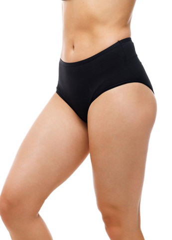 Женские трусы с бамбука с высокой посадкой S черный (5127123290921) Наталюкс 51-2712 (353501756)