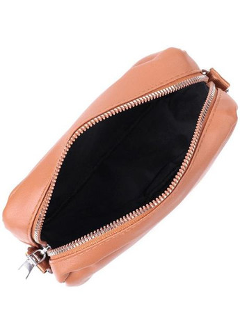 Сумка кросс-боди через плечо женская из экокожи маленькая Рыжий 38258 Vintage (355245206)