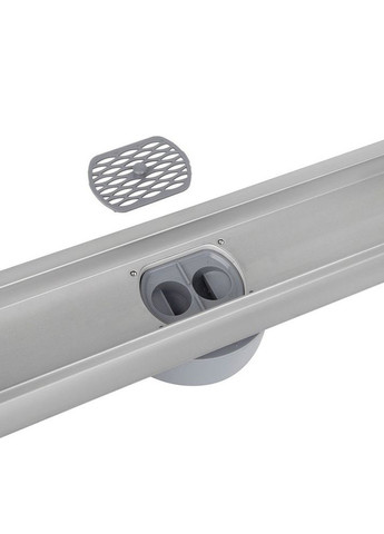 Душовий трап IT03-FT01/500B, 500 мм, нержавіюча сталь, чорний ITAL (316095099)